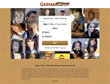Tablet Screenshot of germanchatcity.com
